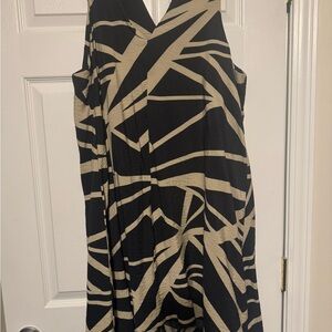 Banana republic Stylish Black and Cream Women's Dress